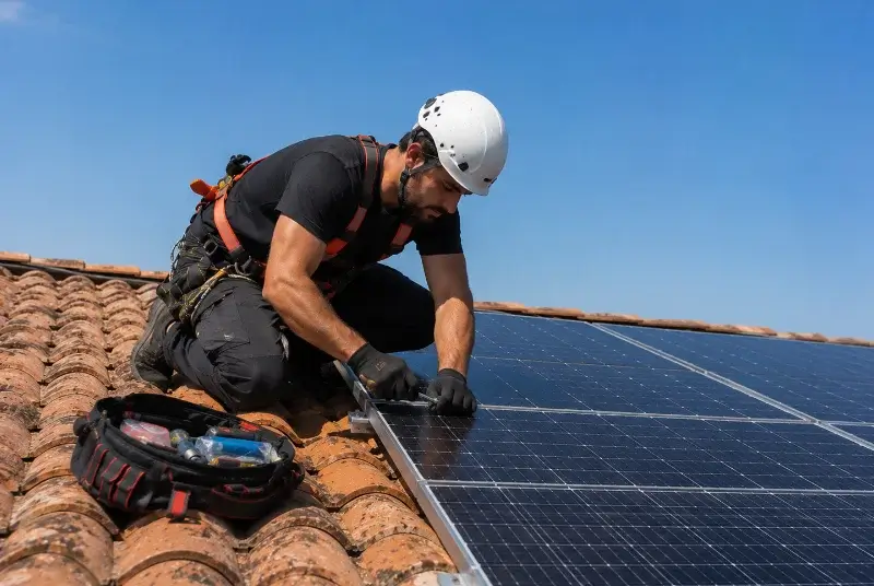 Maintenance et monitoring de panneaux solaires à Tarabel
